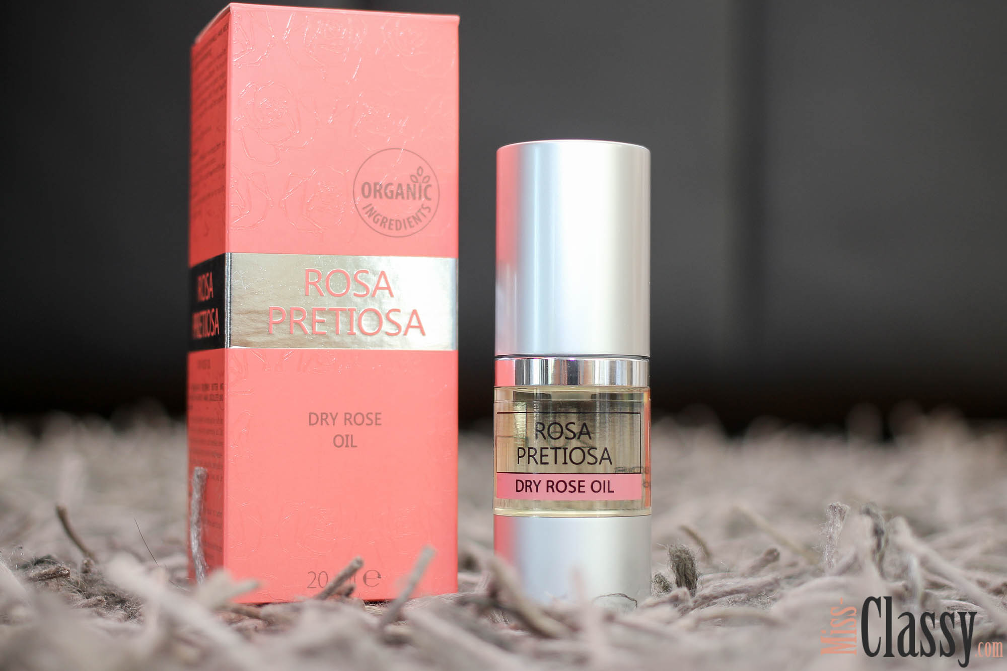 Natural Cosmetic - Rosa Pretiosa - Organic Ingredients - 24 hours Skin Care - Dry Rose Oil - Rosenöl