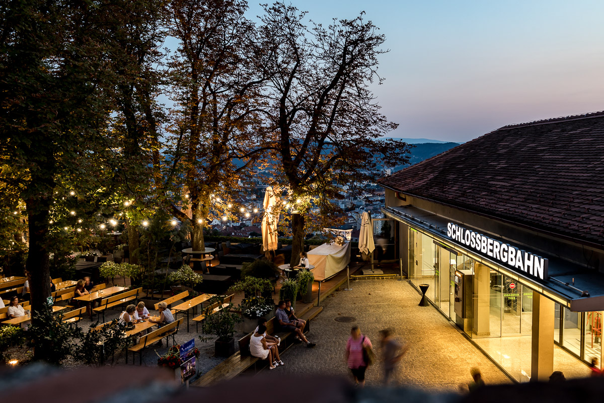 Biergarten Schlossberg, Über den Dächern von Graz - Lokale mit den schönsten Ausblicken über die Genusshauptstadt, Miss Classy, Lifestyle Blog Graz, Graz, Steiermark