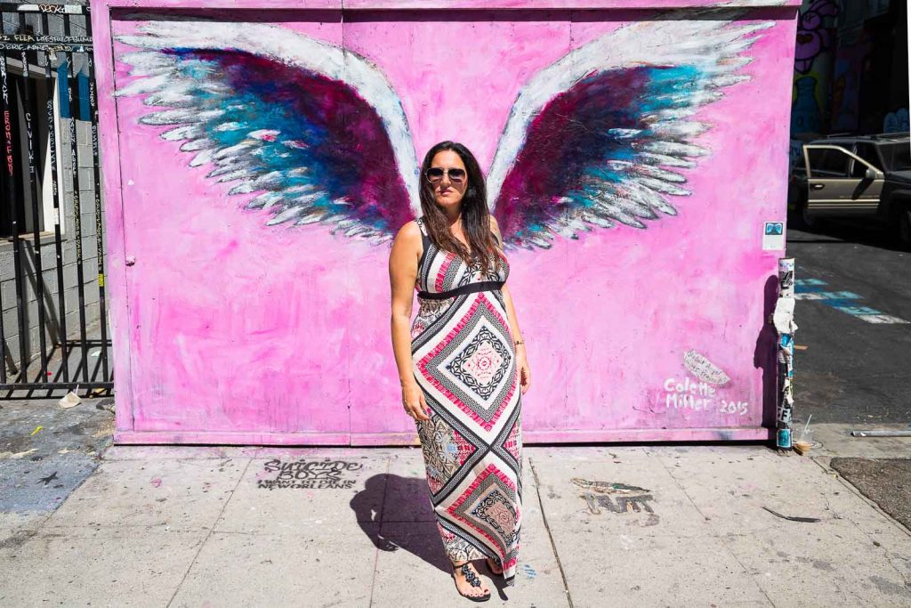 Angel Wings von Colette Miller - Melrose Avenue, Coole Instagram Spots und Foto Spots in Los Angeles, Insta La La Land // Reiseblog, Travelblog, Miss Classy, www.miss-classy.com #instagram #losangeles #fotospots #missclassy