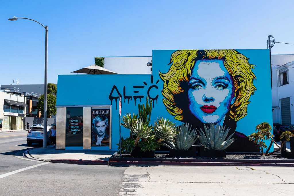 Alec Monopoly: Marilyn Monroe Mural, Coole Instagram Spots und Foto Spots in Los Angeles, Insta La La Land // Reiseblog, Travelblog, Miss Classy, www.miss-classy.com #instagram #losangeles #fotospots #missclassy
