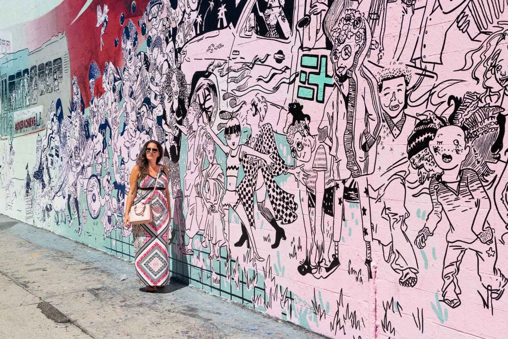 Mural Melrose Avenue, Coole Instagram Spots und Foto Spots in Los Angeles, Insta La La Land // Reiseblog, Travelblog, Miss Classy, www.miss-classy.com #instagram #losangeles #fotospots #missclassy