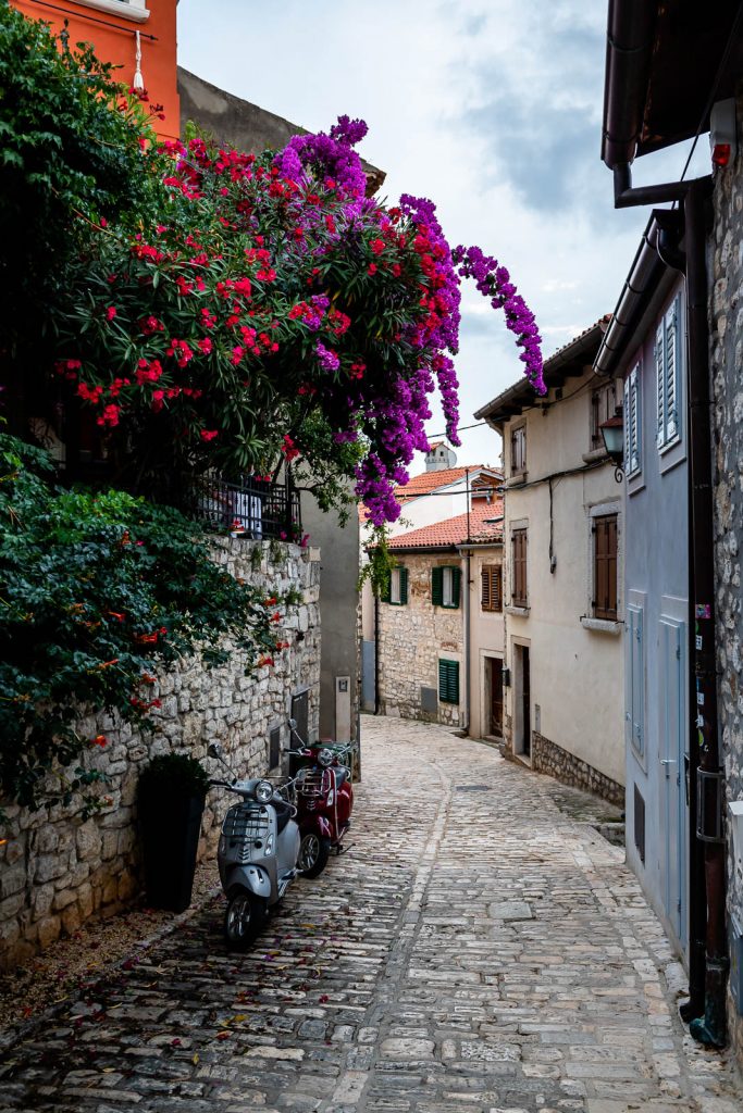 Gassen von Rovinj, Altstadt, Kroatien